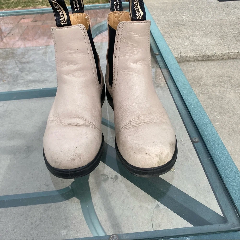 Blundstone Women's Cream Boots - Picture 3 of 8